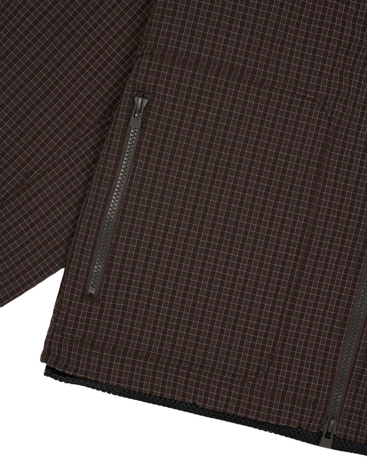 Brain Dead Equipment Tennis Zip Jacket - Chocolate - Image 4