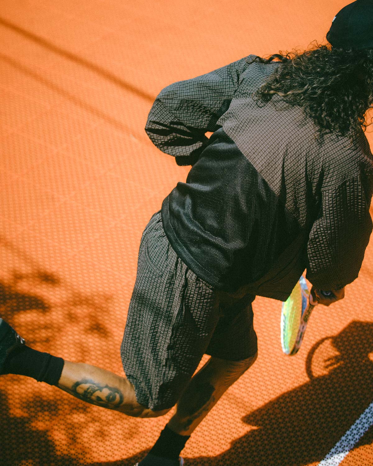 Brain Dead Equipment Tennis Zip Jacket - Chocolate - Image 6