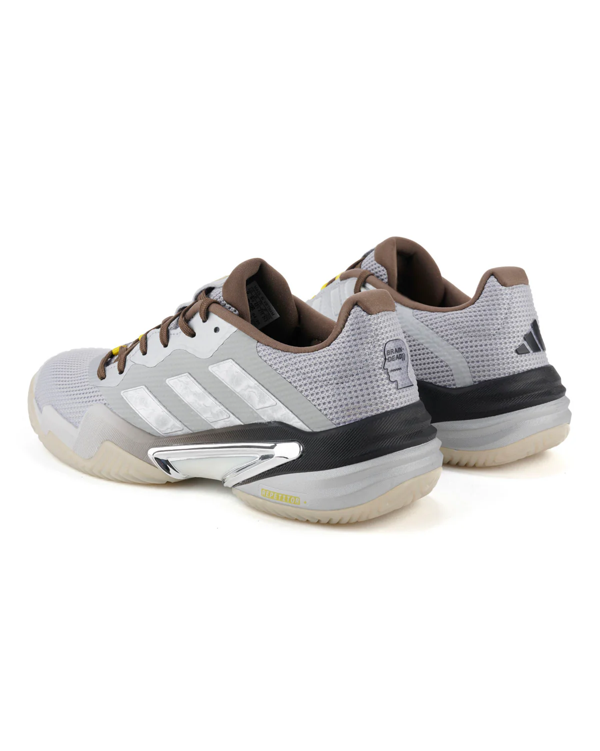 Brain Dead x adidas Barricade 13 - Silver - Image 4