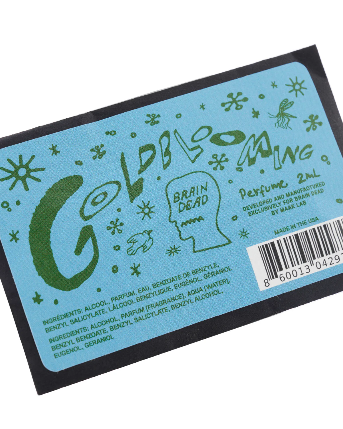 Brain Dead x Jeff Goldblum Goldblooming Perfume - 2ml - Image 3