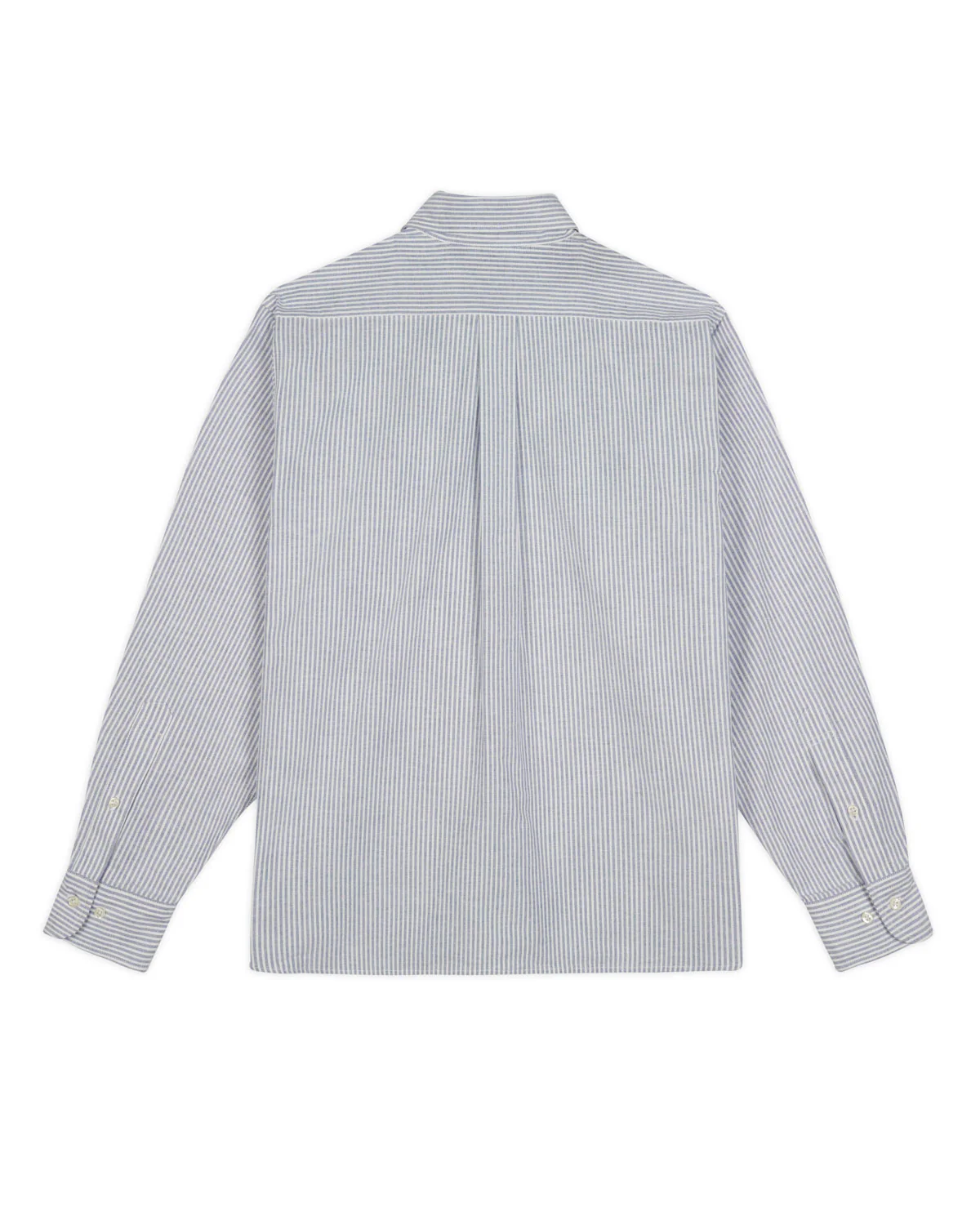 Brooks Brothers California Embroidered Striped Oxford Button Up Shirt - Blue - Image 3