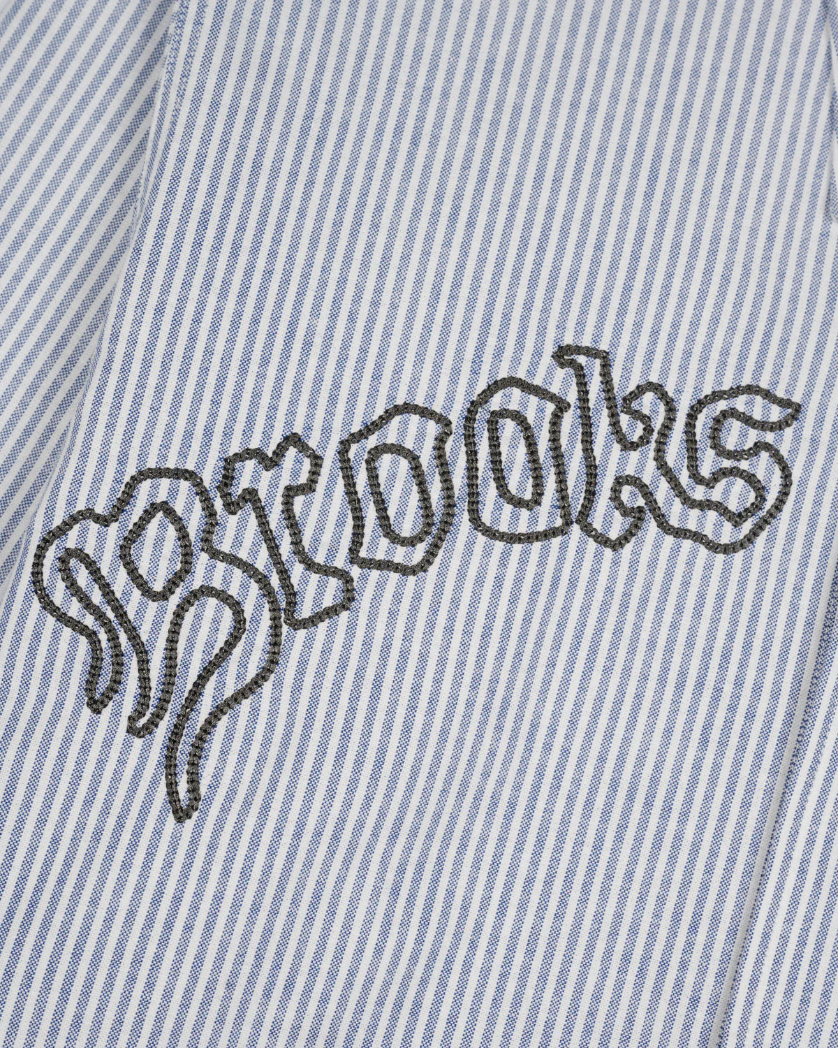 Brooks Brothers California Embroidered Striped Oxford Button Up Shirt - Blue - Image 4
