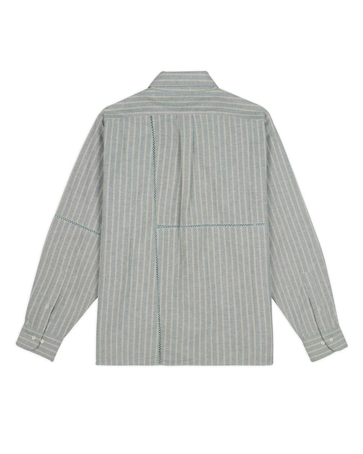 Brooks Brothers California Patchwork Oxford Button Up Shirt - Green - Image 3