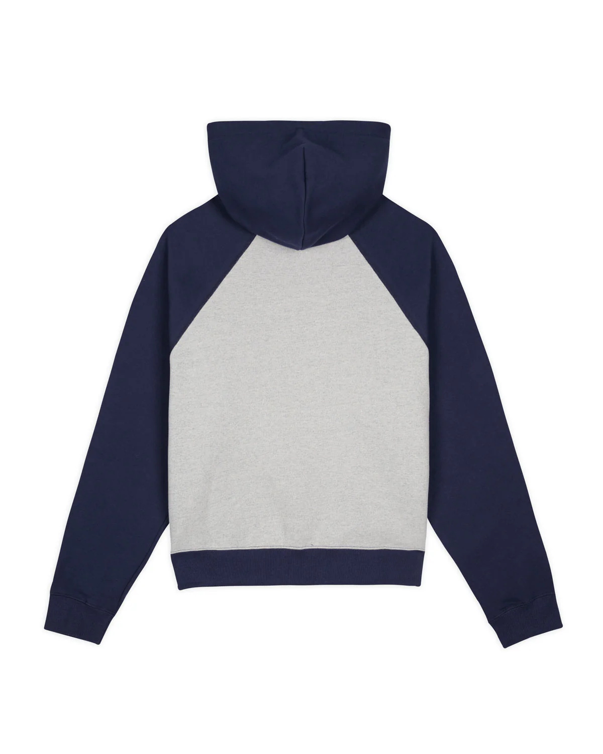 Fleece Logo Head Raglan Hoodie - Oatmeal/Navy - Image 3