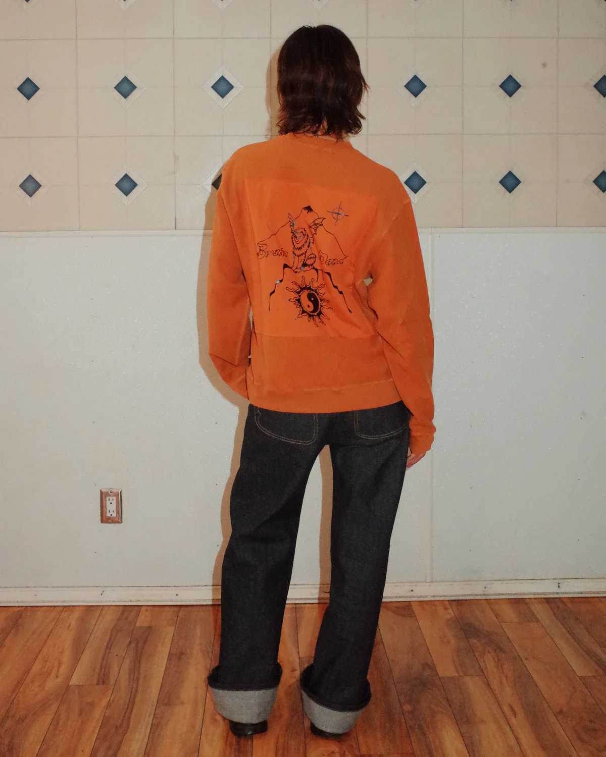 Gargoyle Crewneck - Ochre / Light Brown - Image 4
