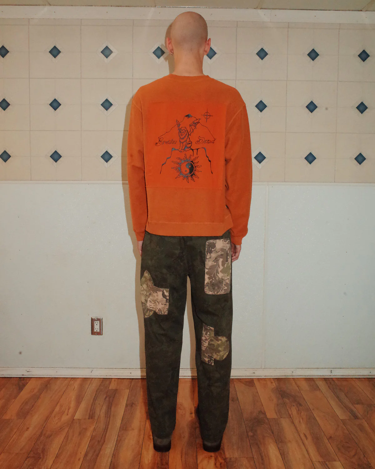 Gargoyle Crewneck - Ochre / Light Brown - Image 7