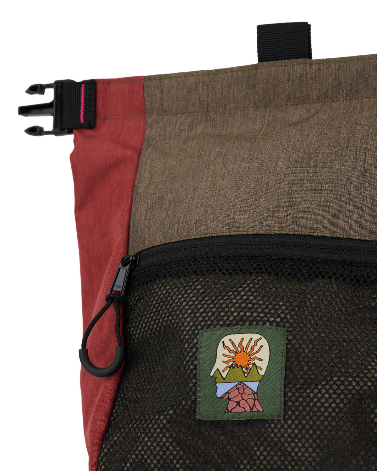 Large Brain Dead Equipment Chalk Bag - Brown Multi - Image 4