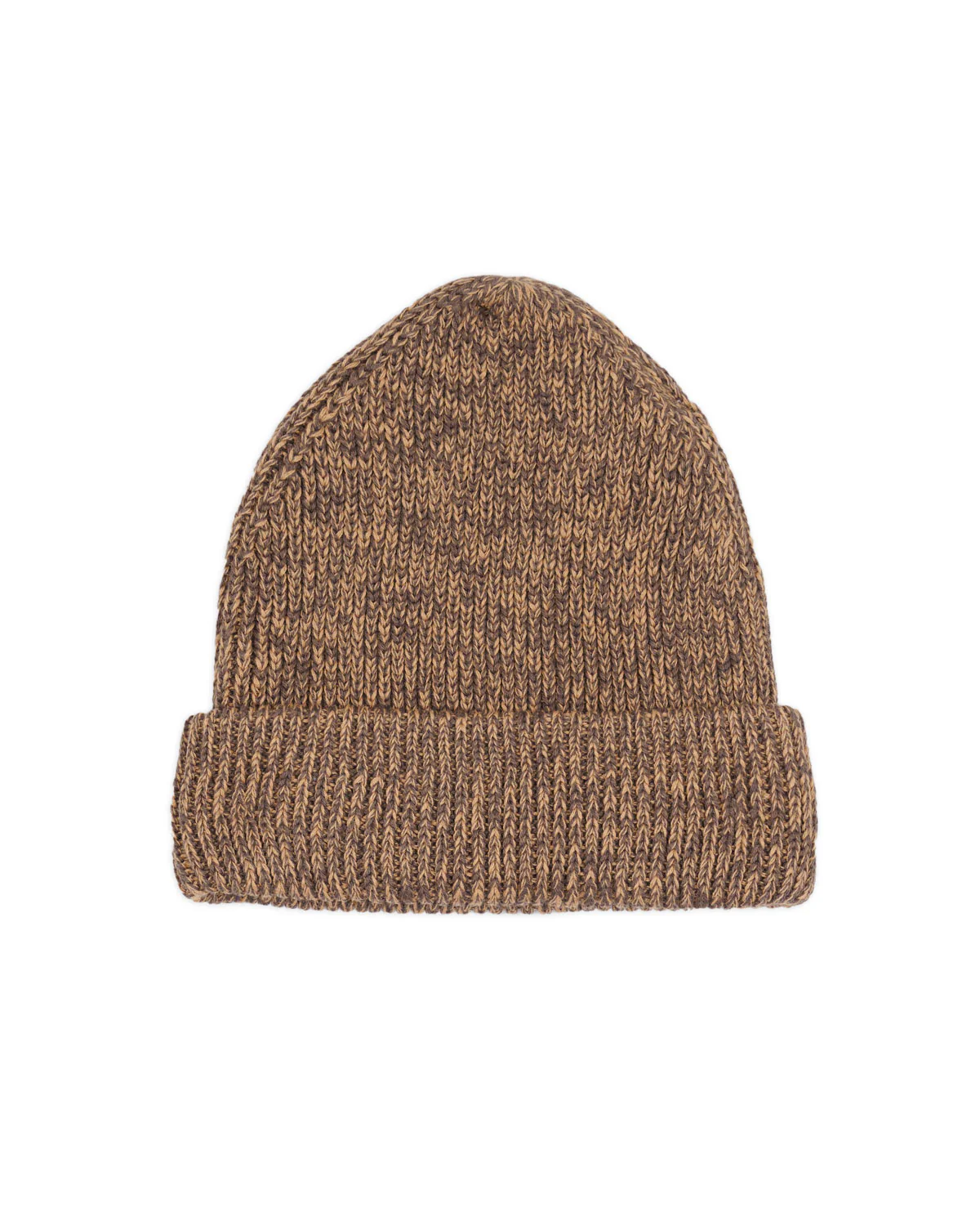 Marled Cotton Logohead Beanie - Brown - Image 3