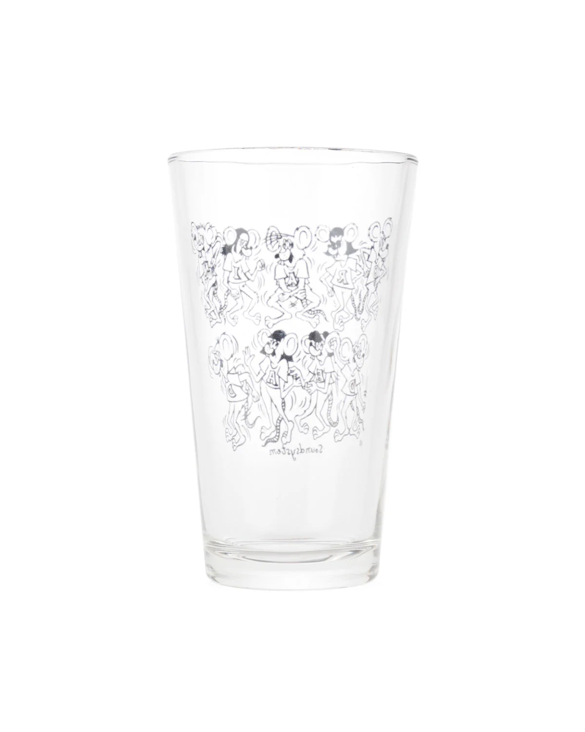 Rat Dance Pint Glass - Clear - Image 3