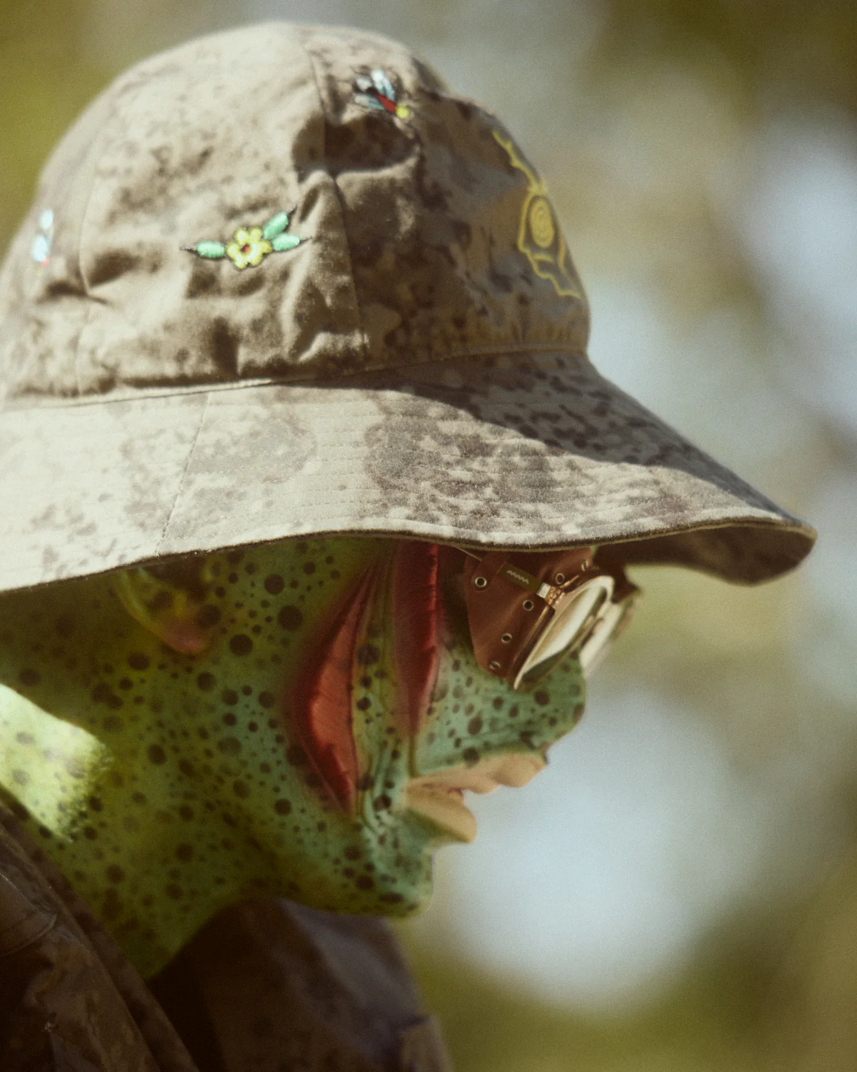 Brain Dead x South2 West8 Fishing Bucket Hat - Grey - Image 4