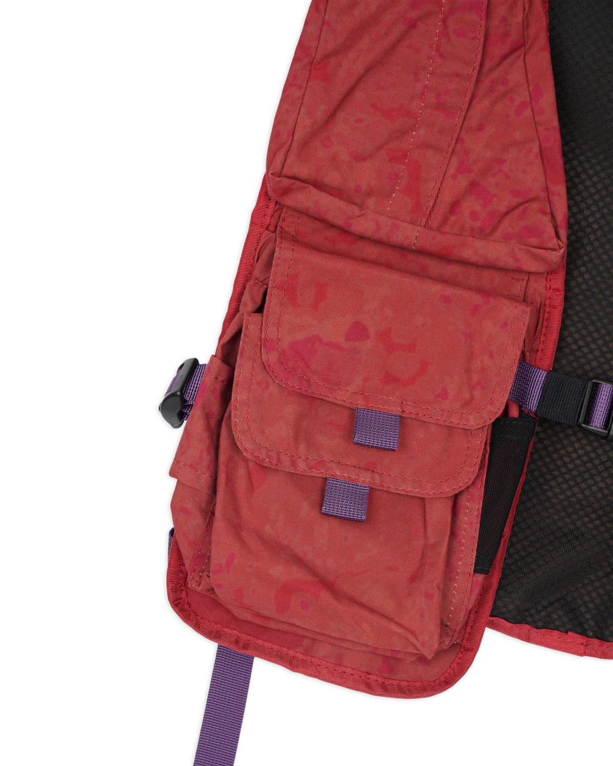 Brain Dead x South2 West8 Fishing Vest Pack - Pink - Image 3