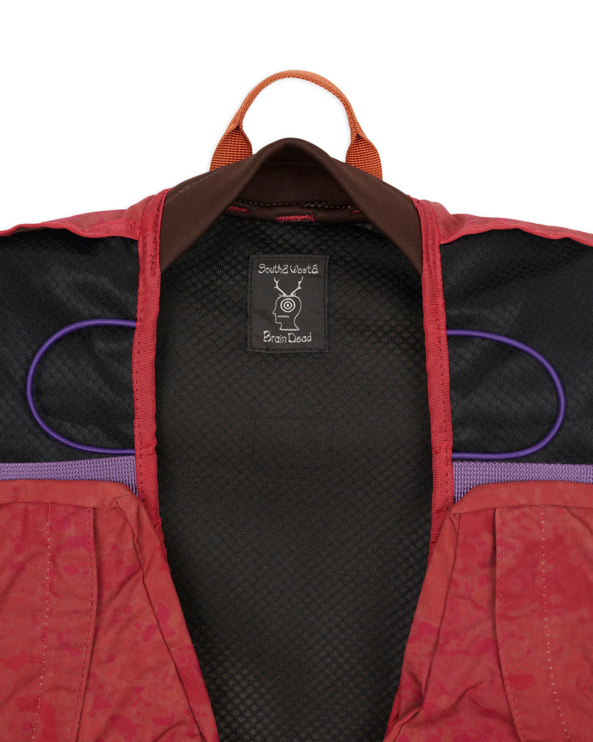 Brain Dead x South2 West8 Fishing Vest Pack - Pink - Image 5