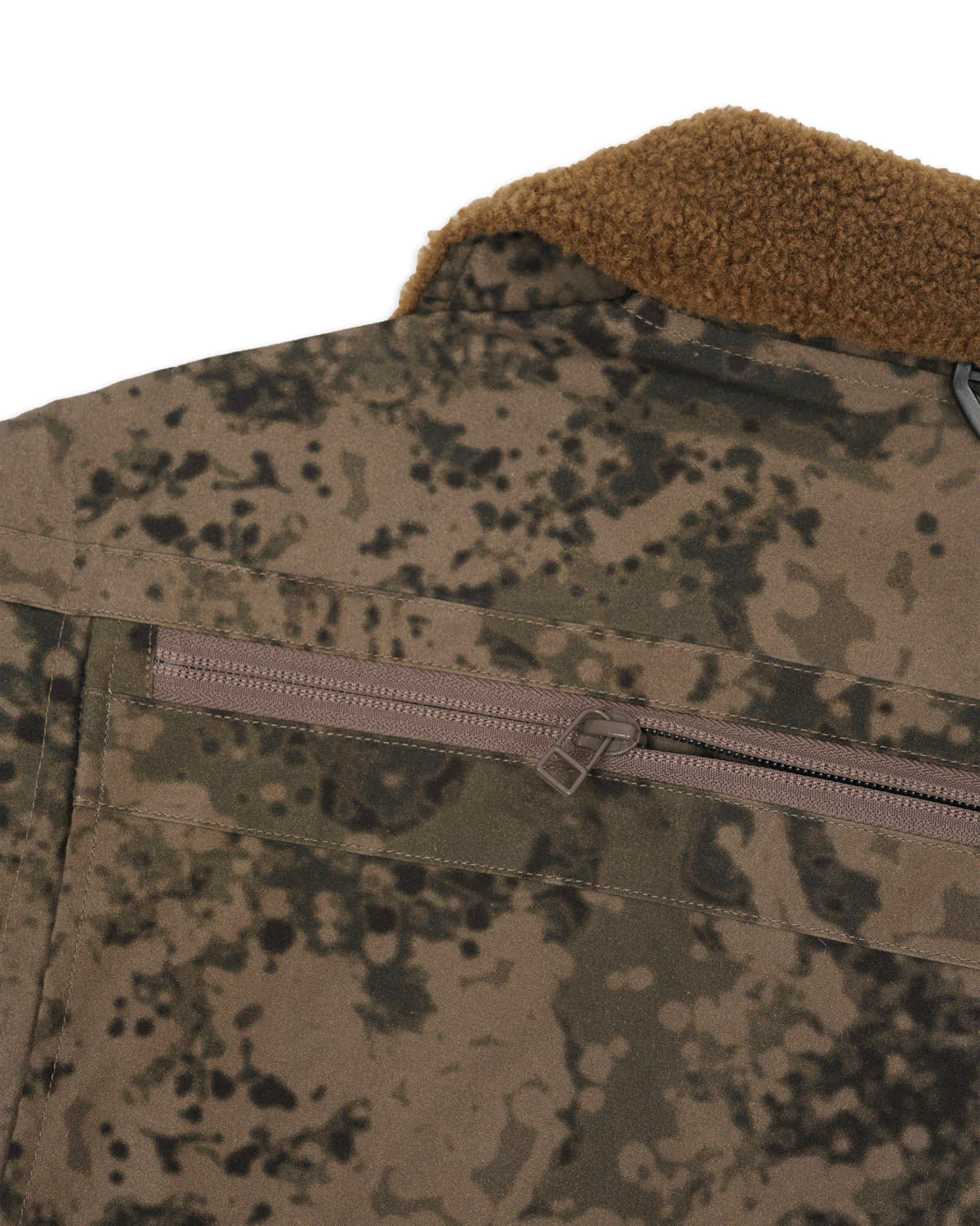 Brain Dead x South2 West8 Fleece Sleeve Tenkara Short Jacket - Grey - Image 8