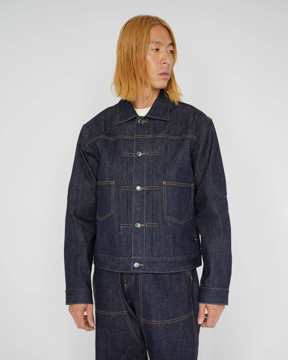 Trucker Jacket 14.1oz Selvedge Denim - Indigo - Image 5