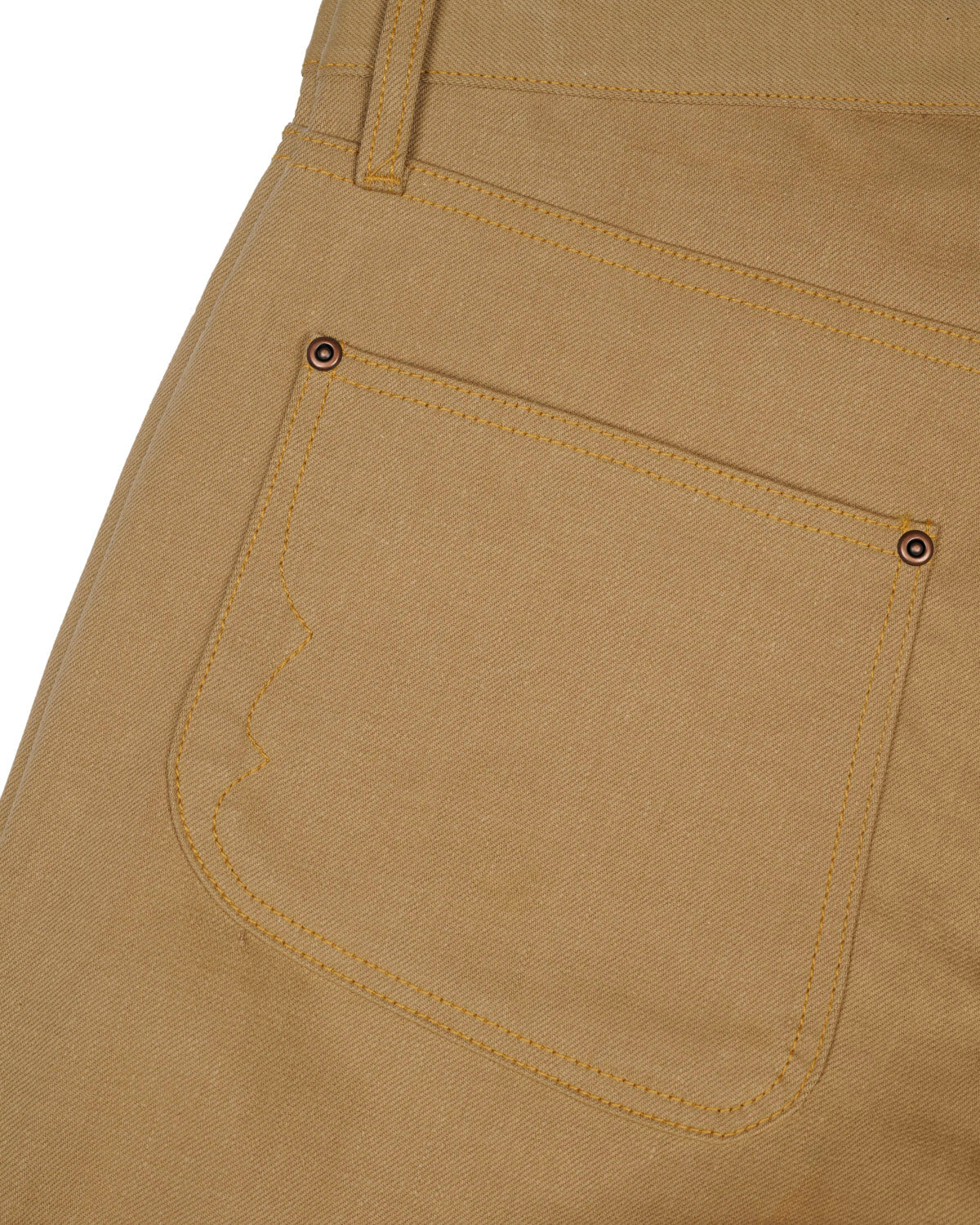 Type 00 13.5oz Selvedge Bull Denim - Tan - Image 10