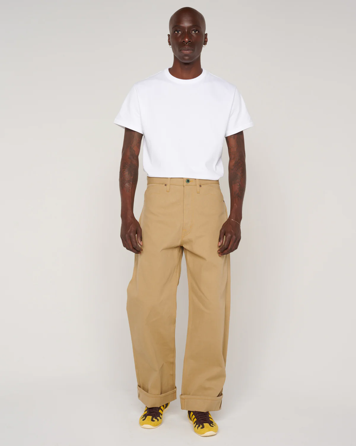 Type 00 13.5oz Selvedge Bull Denim - Tan - Image 11