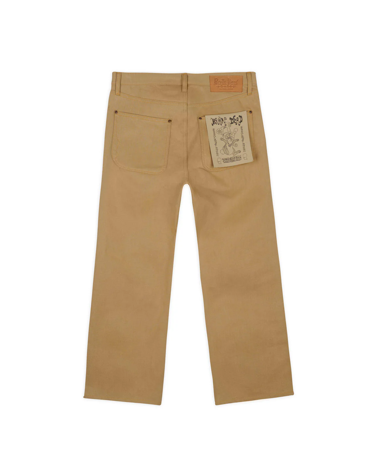 Type 00 13.5oz Selvedge Bull Denim - Tan - Image 3