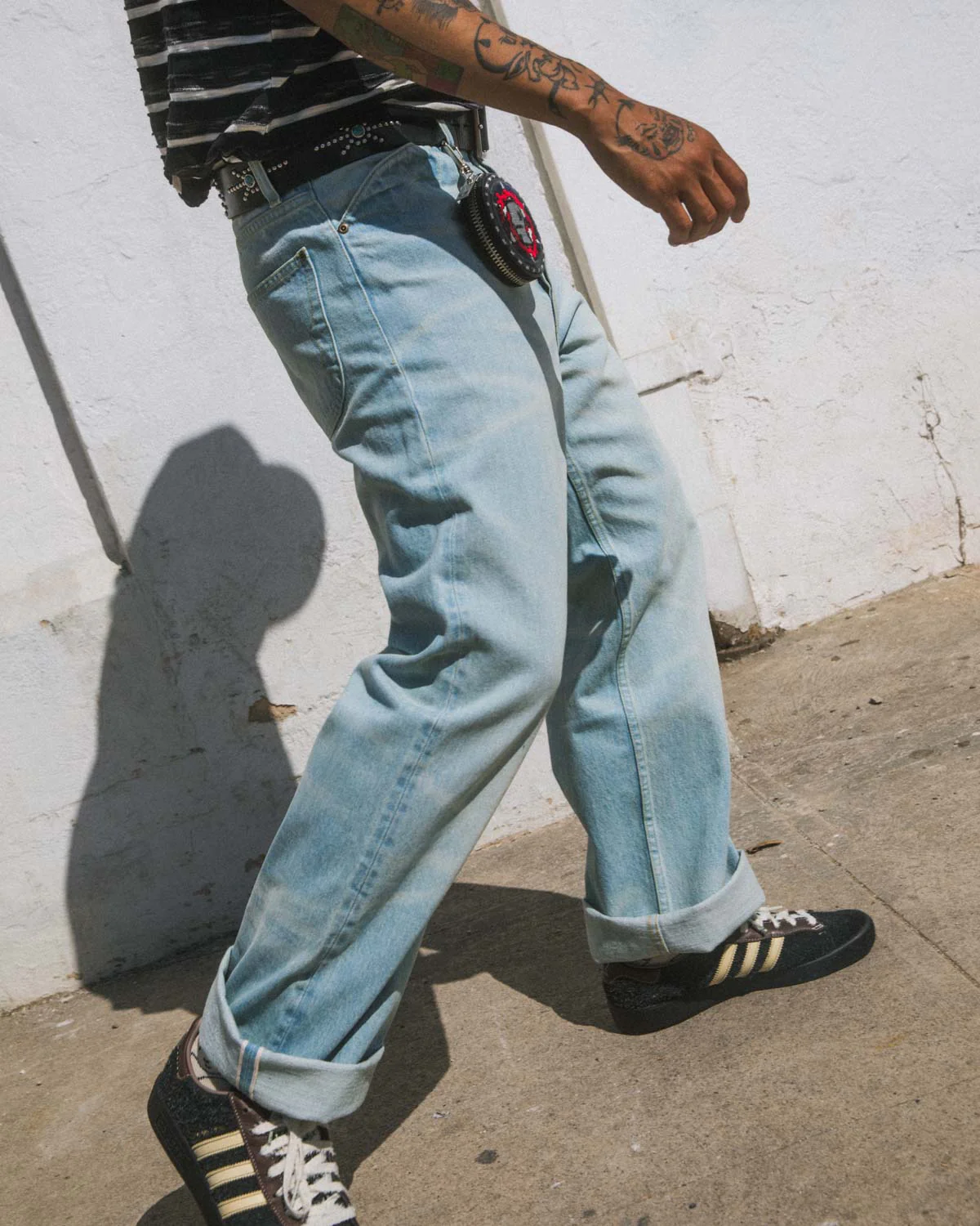 Type 00 15oz Selvedge Denim Pant - Light Washed Indigo - Image 15