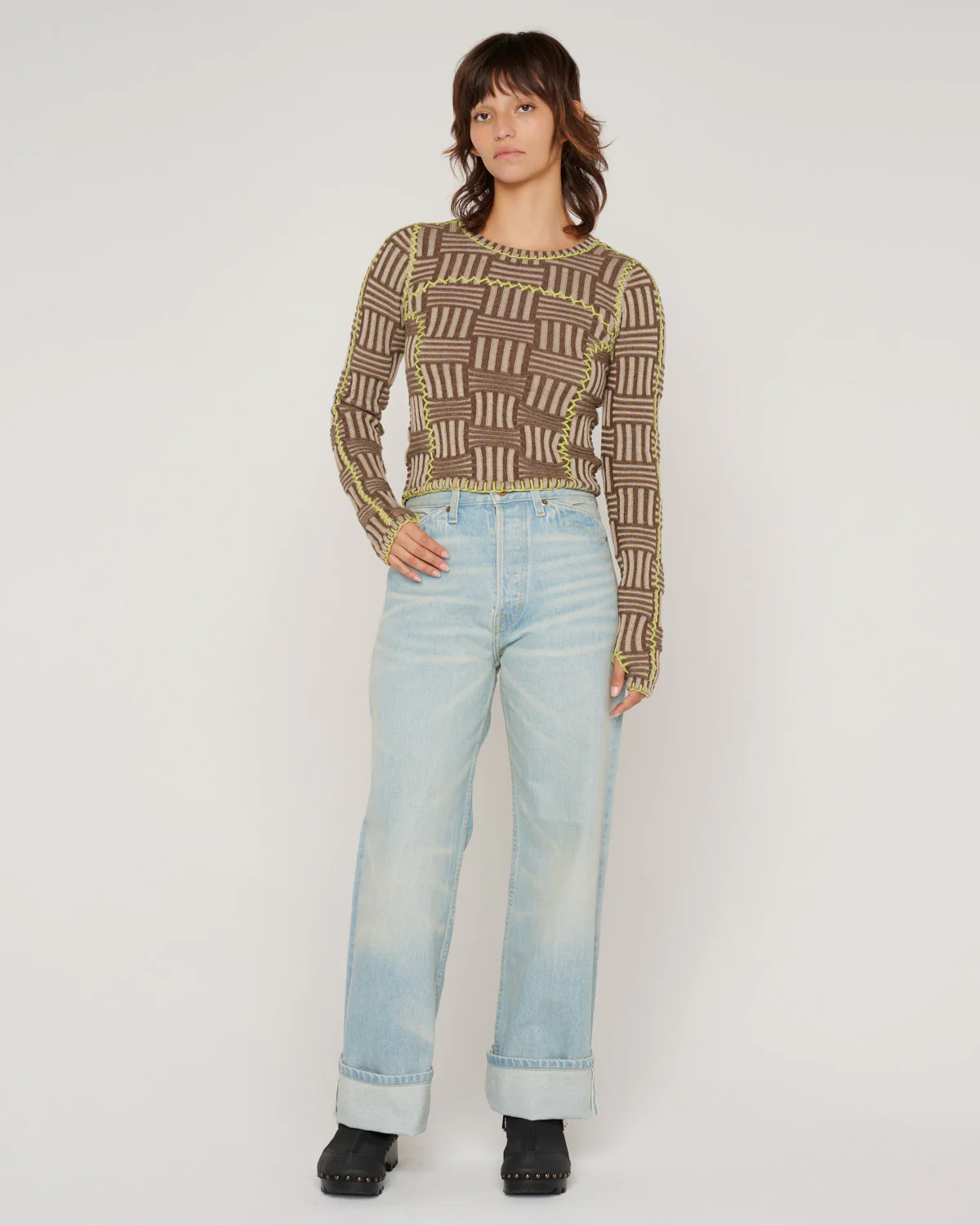 Type 00 15oz Selvedge Denim Pant - Light Washed Indigo - Image 4