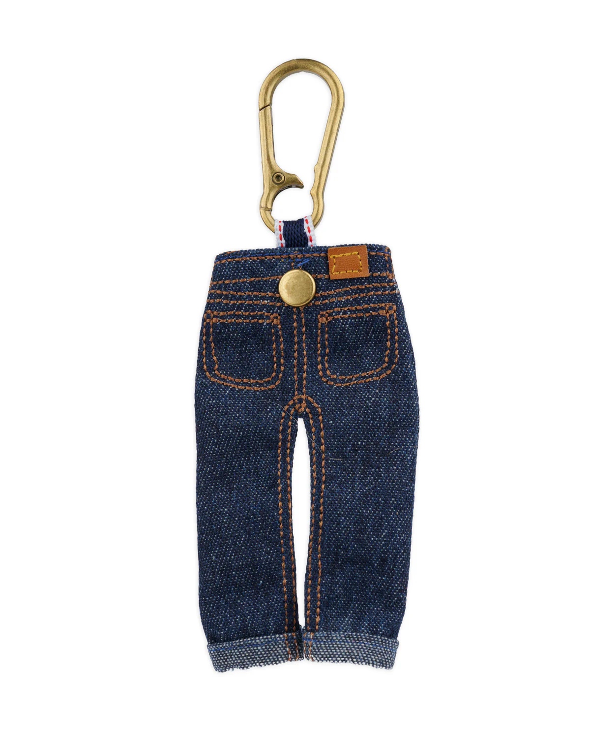 Type 00 Denim Keychain Charm - Indigo - Image 3