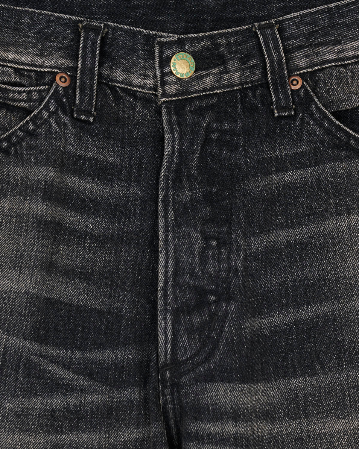 Type 01 13.2oz Selvedge Denim Pant - Washed Black - Image 5