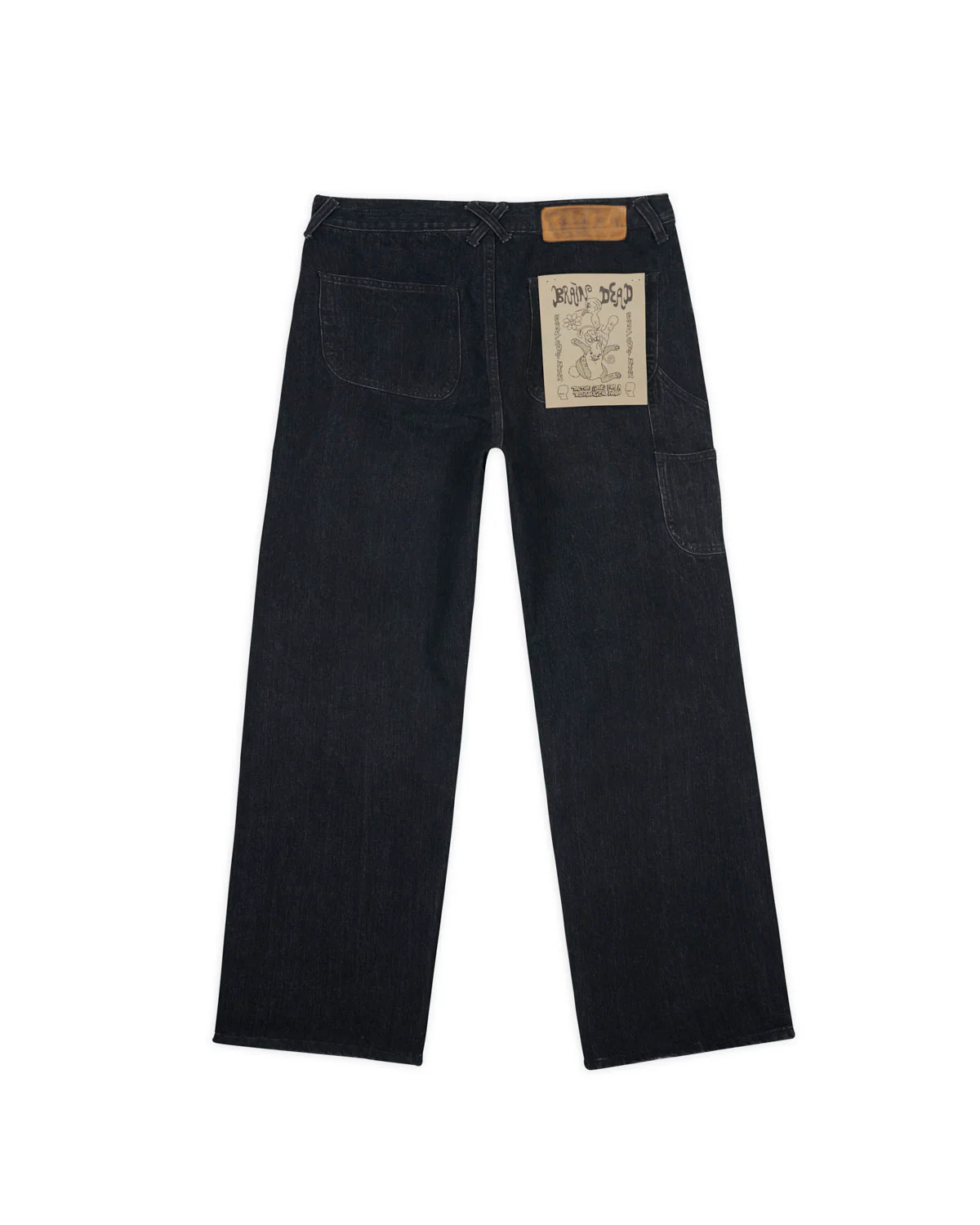 Type 02 13.2oz Selvedge Denim Pant - Washed Black - Image 3