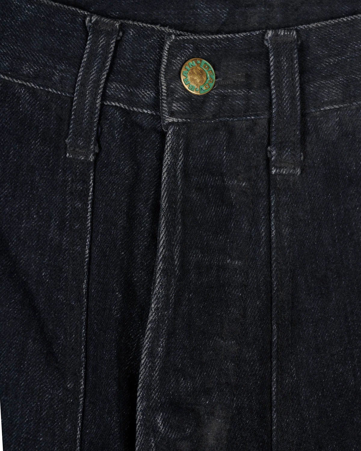 Type 02 13.2oz Selvedge Denim Pant - Washed Black - Image 5