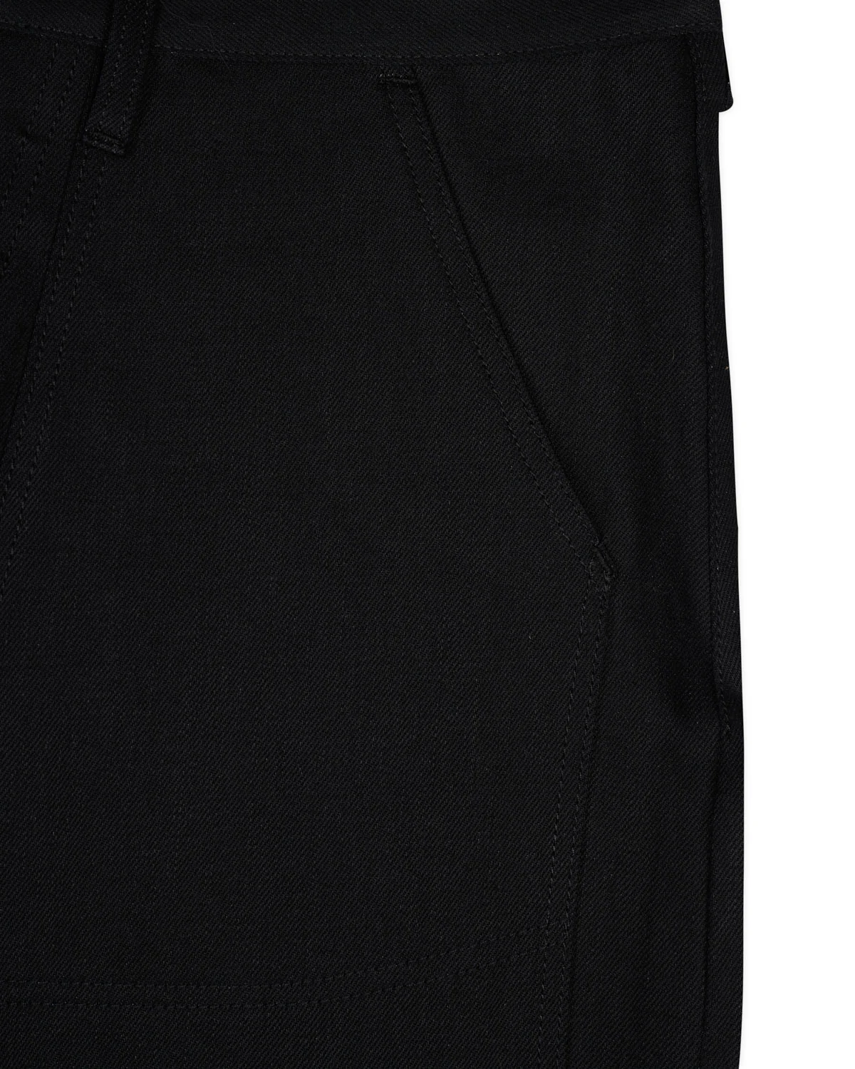 Type 02 13.2oz Selvedge Denim - Solid Black - Image 6